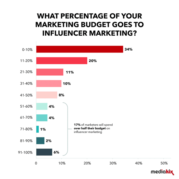setting budget for influencer marketing campaign